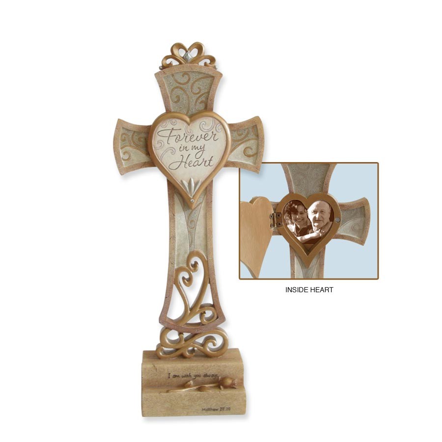 Forever in my Heart Memorial Cross